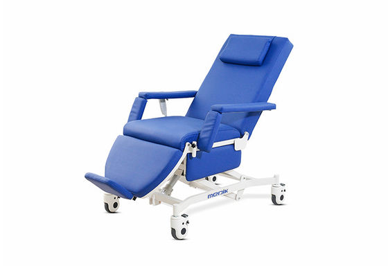 เก้าอี้นวดไฟฟ้าด้านหลังแบบปรับระดับได้พร้อมที่วางเท้าสำหรับล้อเลื่อนสำหรับ Hopistal / Clinic