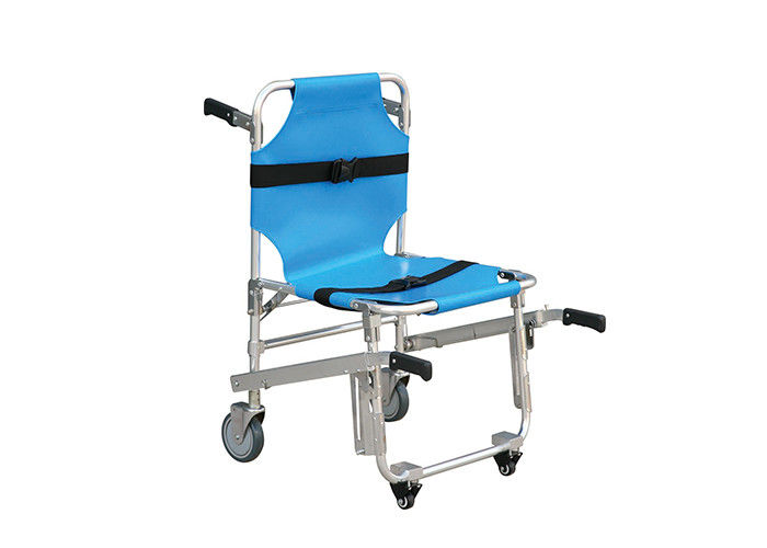 อลูมิเนียมอัลลอยด์น้ำหนักเบาขึ้นและลงบันไดเก้าอี้เปลสำหรับปฐมพยาบาลบันไดรถเข็นคนพิการ