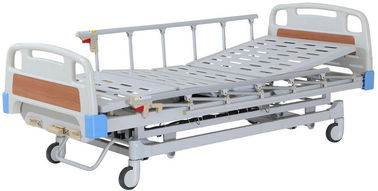 เตียงนอนโรงพยาบาลแบบปรับได้ด้วย Crank 3, Semi Fowler ICU Sickbed