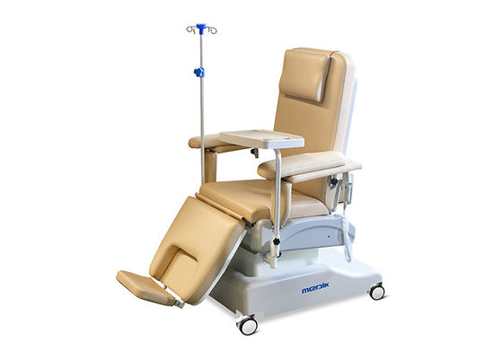 เก้าอี้บริจาคโลหิตถ่ายเลือดทางการแพทย์บนล้อโหลด 240kgs