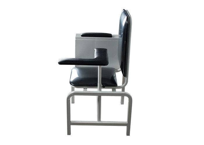 เก้าอี้ผู้บริจาคโลหิตดำ Manual พร้อมที่เท้าแขนและตู้ปรับระดับได้