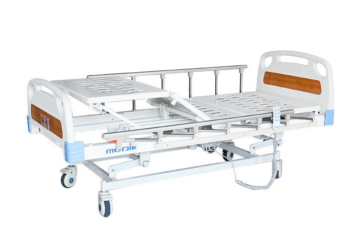 Luxury Adjustable สูง 3 In 1 เตียงไฟฟ้าโรงพยาบาลสำหรับคนพิการ
